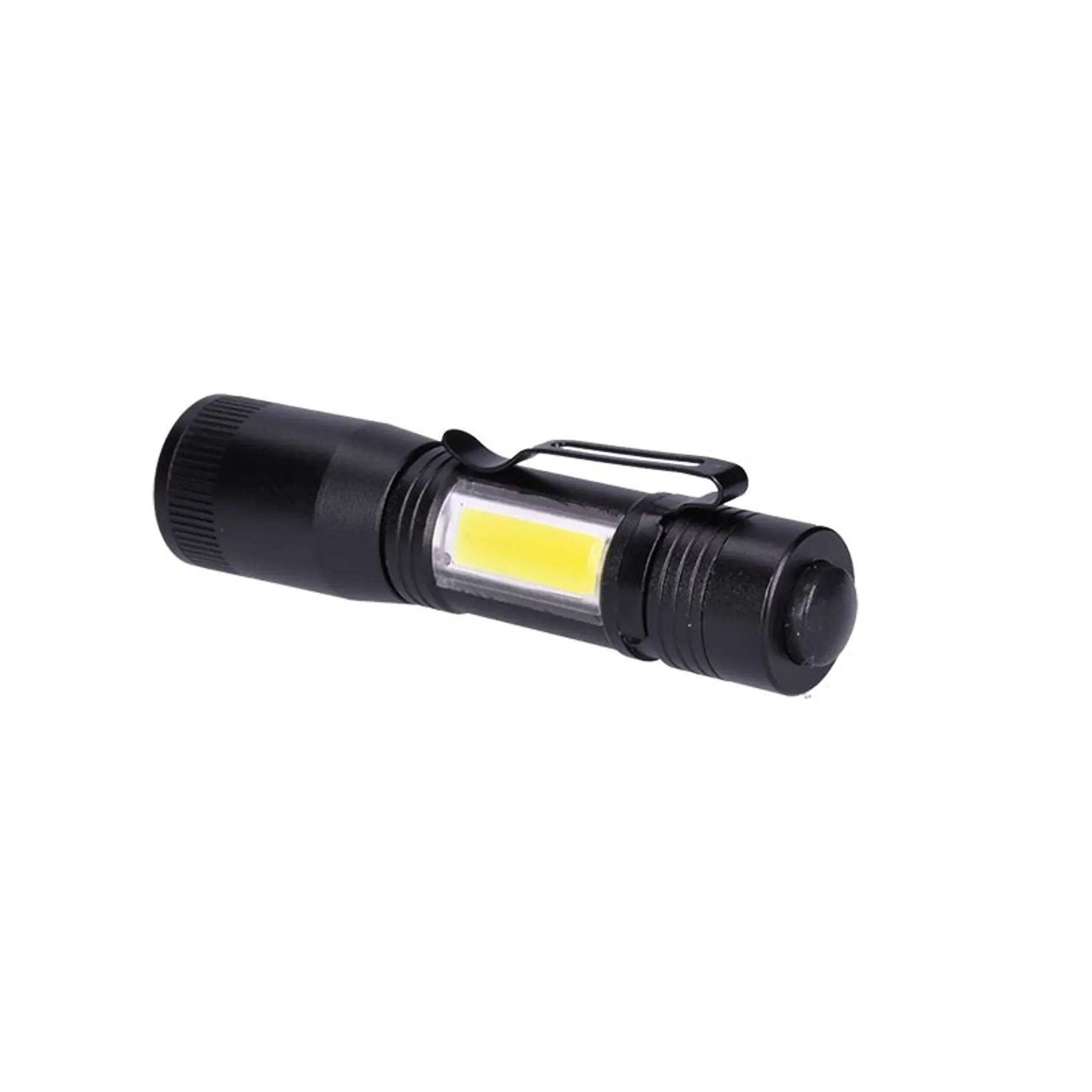 LED-Metallleuchte 3 W + COB – Schwarz, kompakt